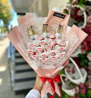 Buchet cu Martini și Raffaello